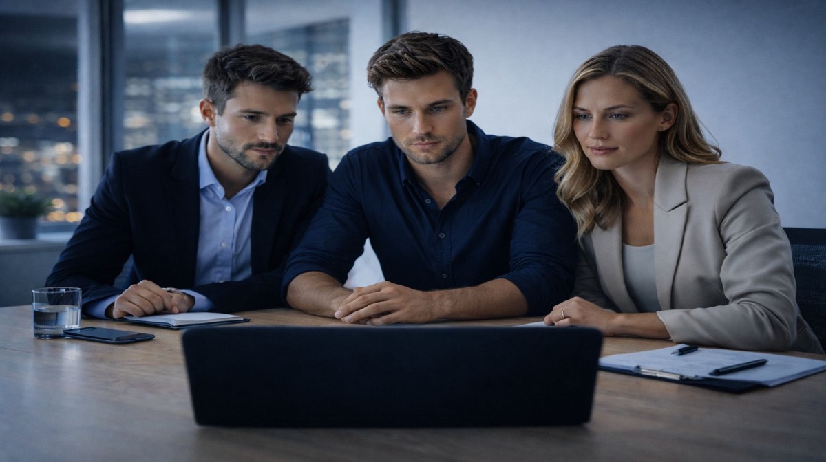 نتائج مثبتة لحل خدمات مكافحة القرصنة - فريق محترف في اجتماع عمل يراجع استراتيجيات مكافحة القرصنة ونتائج حماية المحتوى