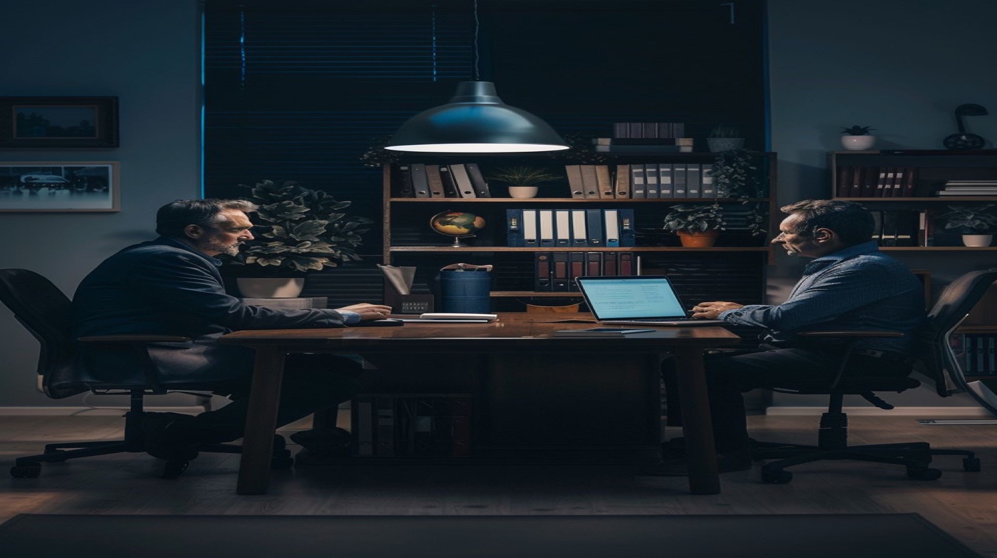 Blackmail helpline professional support - crisis counselor conducting confidential consultation providing expert guidance and intervention strategy for victim protection and threat resolution