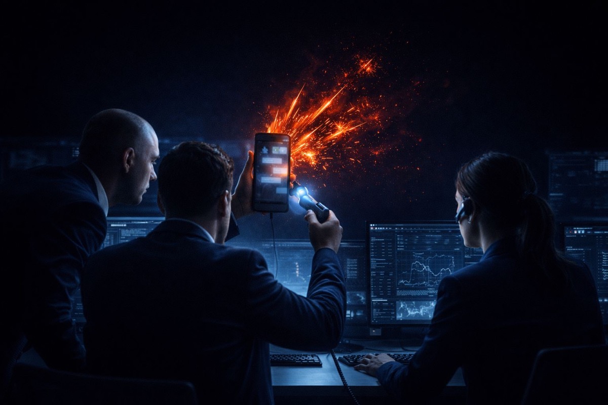 Bottled uygulaması şantajı çözüm uzman ekip şantaj durdurma - profesyonel ekip operasyon merkezinde telefon tehdidini analiz ederek durdurma sürecinde