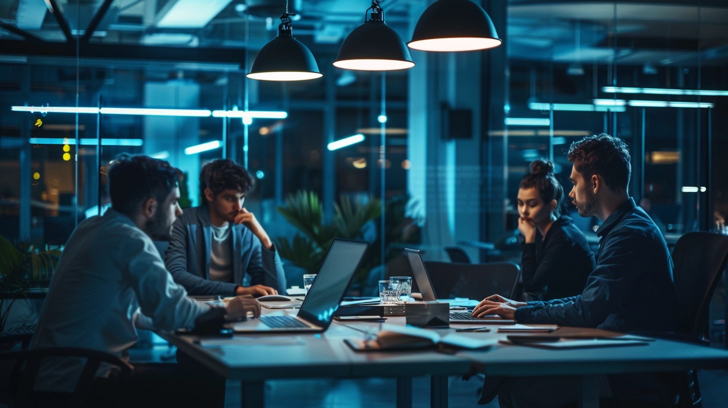 Bulgarian sextortion crisis response - cybersecurity professionals collaborating on cross-border threat analysis and developing comprehensive intervention strategy for Eastern European extortion networks