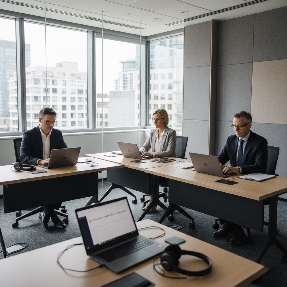 Call blackmail solution - cybersecurity expert analyzing voice threats to trace and stop threatening calls permanently