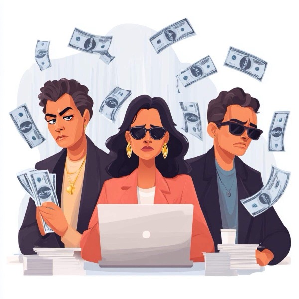Celebrity impersonation scams expert help - professional cybersecurity team analyzing financial fraud cases with money flow investigation to help victims recover from fake celebrity scams