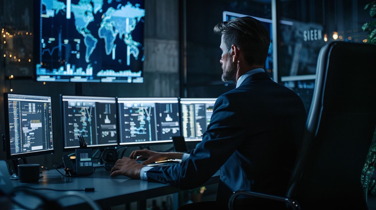 Cyber extortion reporting process with expert team analyzing digital threats and coordinating with authorities