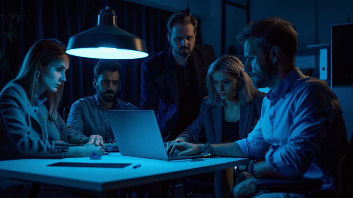 Electronic blackmail resolution process with expert team providing digital threat assessment and protection strategies