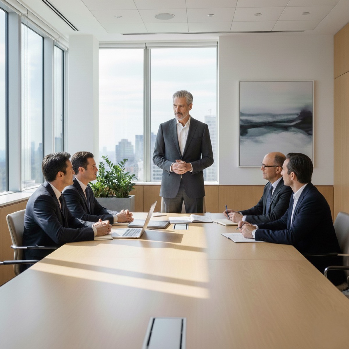 How we stop Facebook blackmail - professional team strategy meeting for social media threat resolution