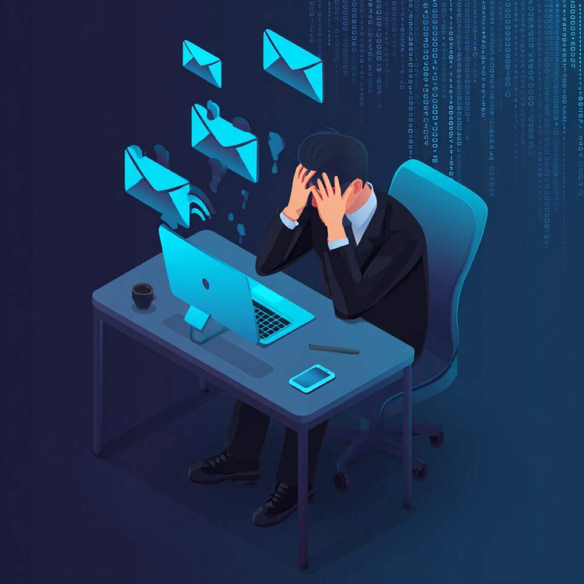 Hinge blackmail expert help - overwhelmed professional receiving threatening digital messages requiring sophisticated dating app blackmail intervention