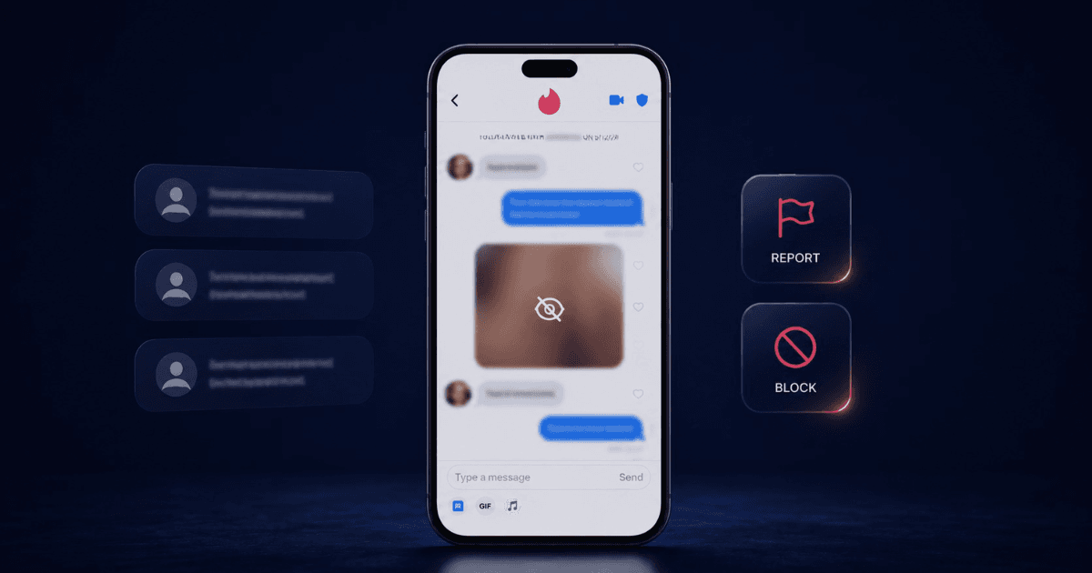 Sextortion op Tinder stoppen: volledige gids met stappen