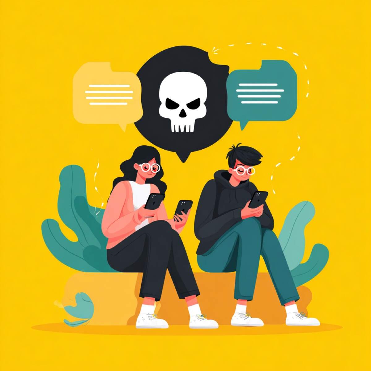 Meeff chat blackmail expert help - young users facing threatening skull messages requiring professional social app blackmail intervention