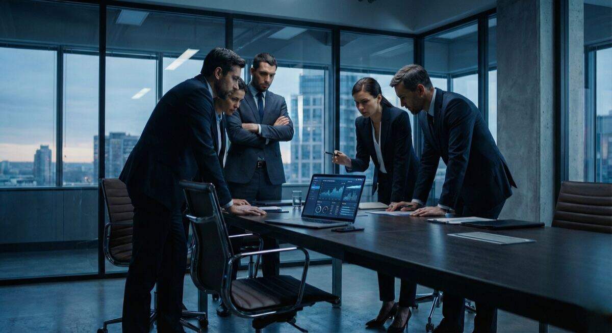 Mugshot removal every day multiplies damage - professional business meeting discussing reputation damage from mugshots and arrest records affecting career opportunities