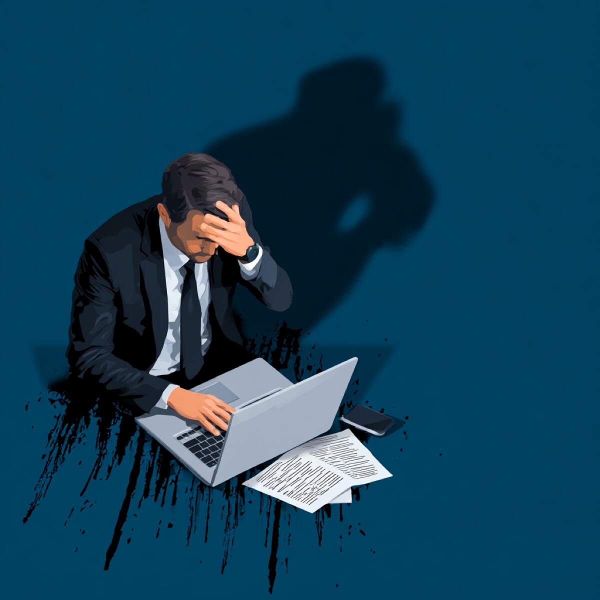 Oil rig romance scams professional help - cybersecurity expert experiencing stress while investigating complex offshore worker fraud cases and financial exploitation