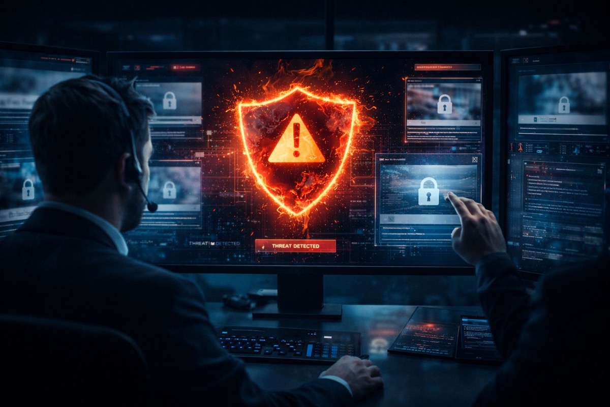 Online içerik koruma dijital içerik tehdidi - güvenlik ekranlarında tehdit algılama kalkanı ve uyarı sistemi ile dijital içerik güvenliği izleme