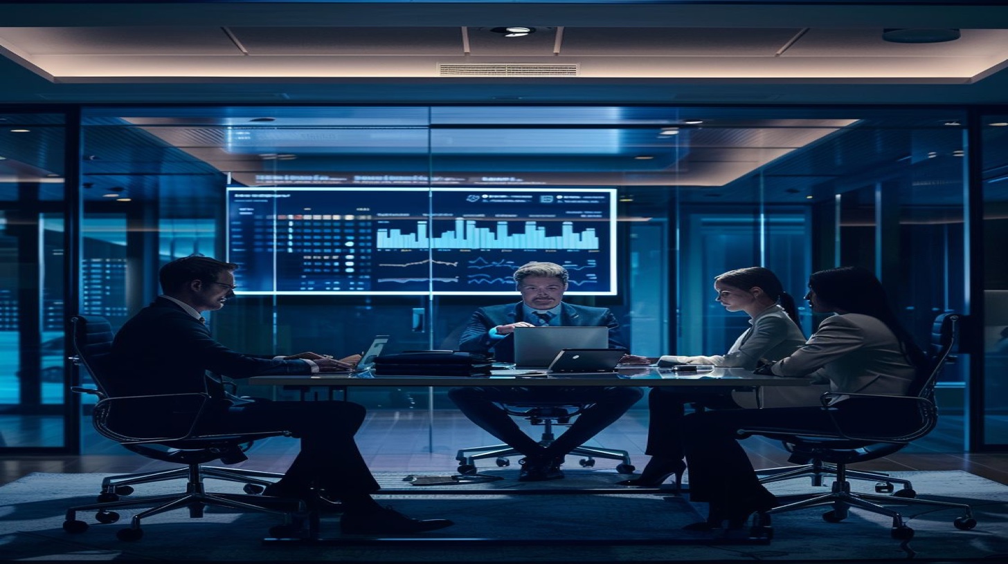 عملية دفاعنا ضد ابتزاز Skout - فريق استجابة أزمات محترف يجري اجتماعًا استراتيجيًا لتحليل تهديدات الشبكة الاجتماعية وتنفيذ بروتوكولات حماية شاملة