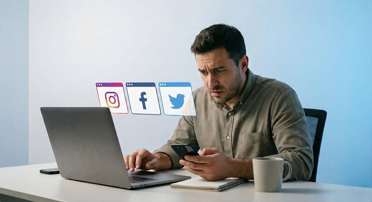 Sosyal medya şantajı tehdidi - Instagram Facebook Twitter platformlarında siber güvenlik riski ve çoklu hesap hedefleme