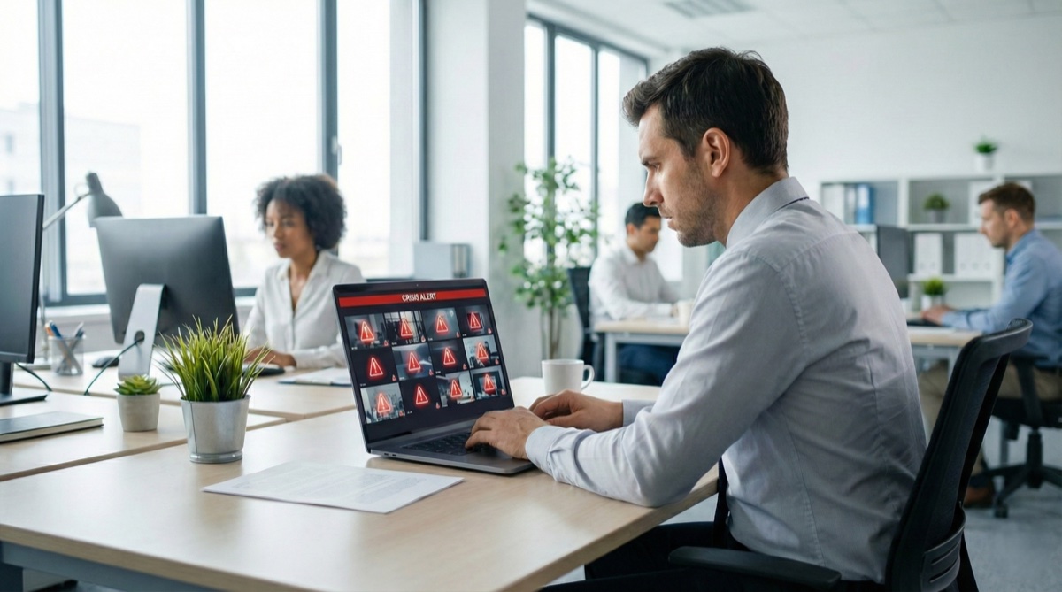 Video removal expert analyzing unwanted video content for professional removal service