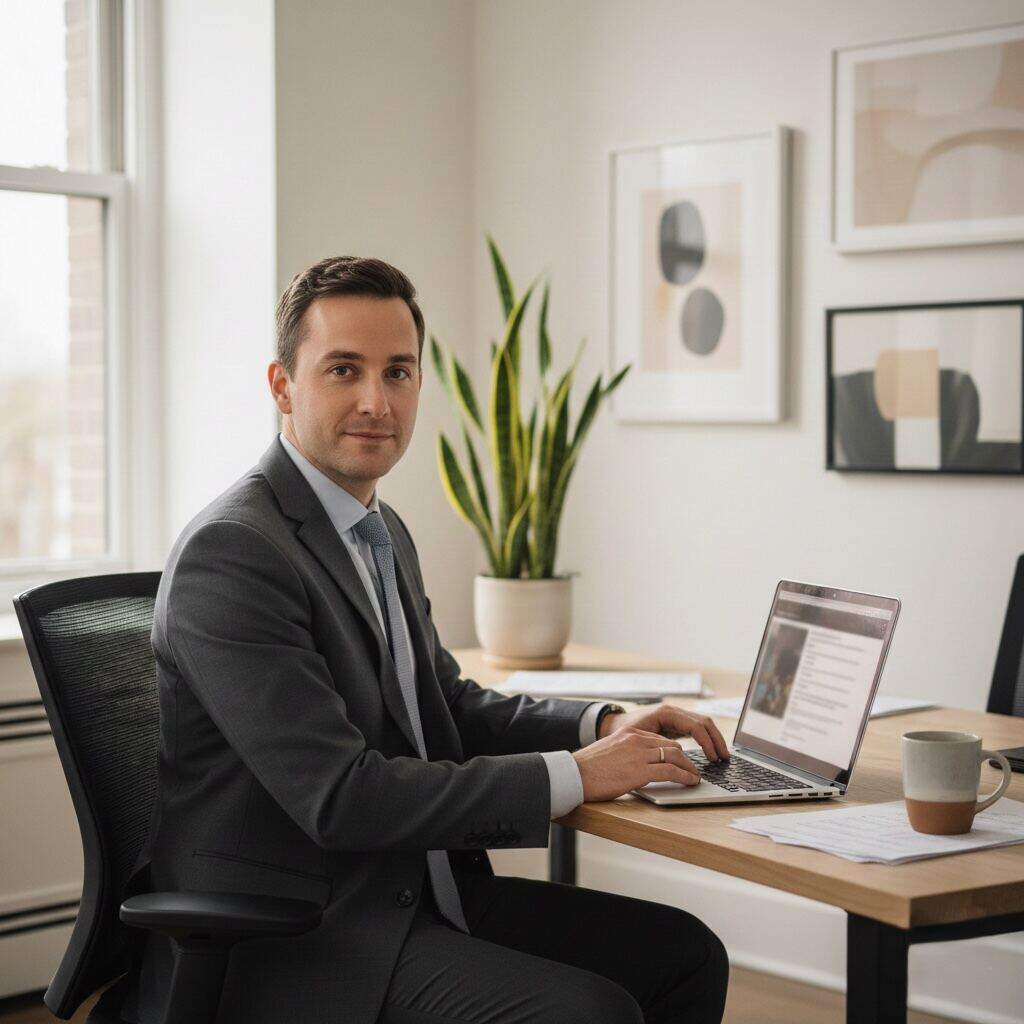 YouTube video removal - professional businessman concerned about reputation damage from harmful YouTube content affecting career and business